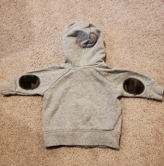 Gray Hoodie with Moose Logo - Picture 2 of 3